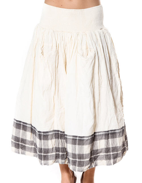 Ewa i Walla kjol med rutig nederdel one size
