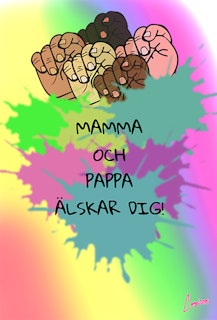 Barnaffisch – Mamma och Pappa älskar dig!