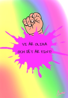 Barnaffisch – Vi är olika!