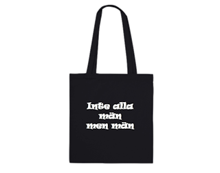 Tygkasse – Inte alla män, men män