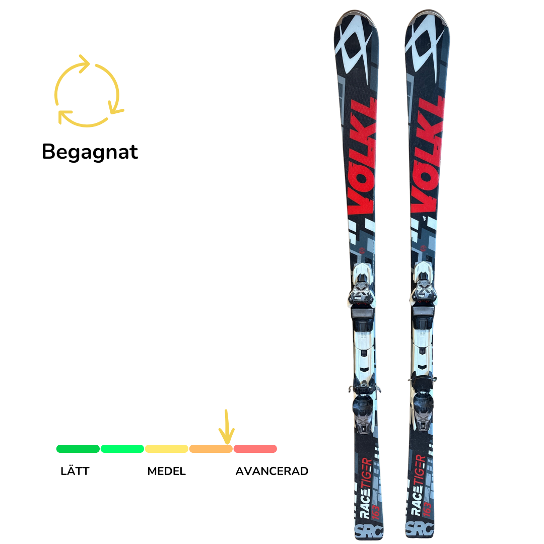 スキー Volkl RACETIGER SRC DEMO 163cm Begagnade Völkl Racetiger SRC 163cm - Skidcentralen