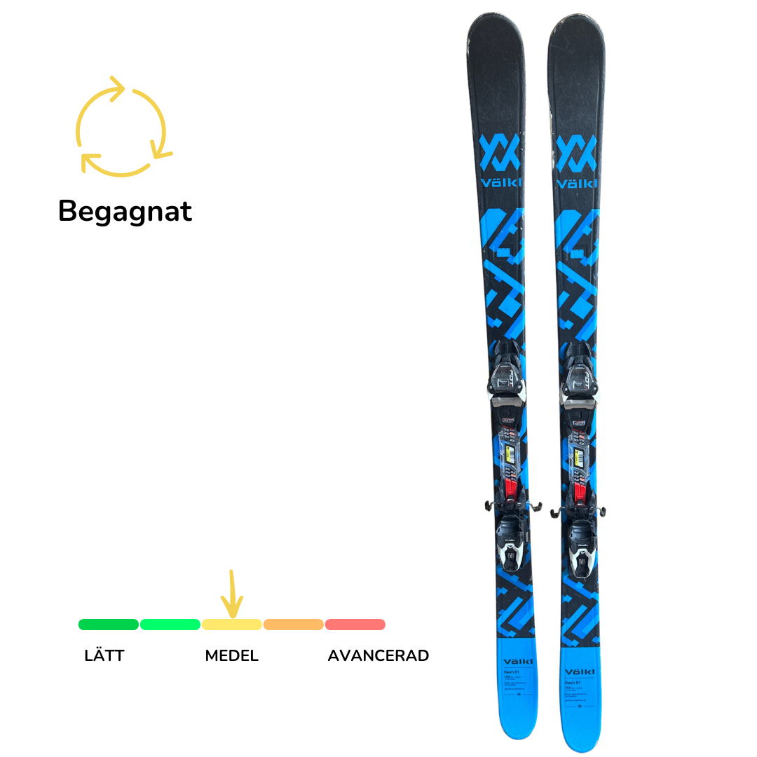 Begagnade Völkl Bash 81, 158cm - Skidcentralen