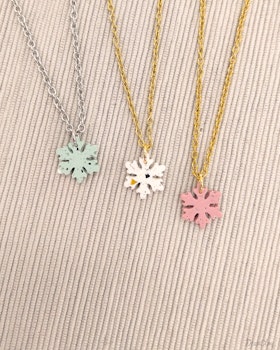 Halsband, snöflinga