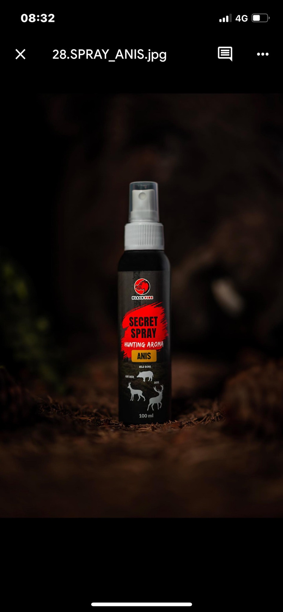 Blackfire secret spray