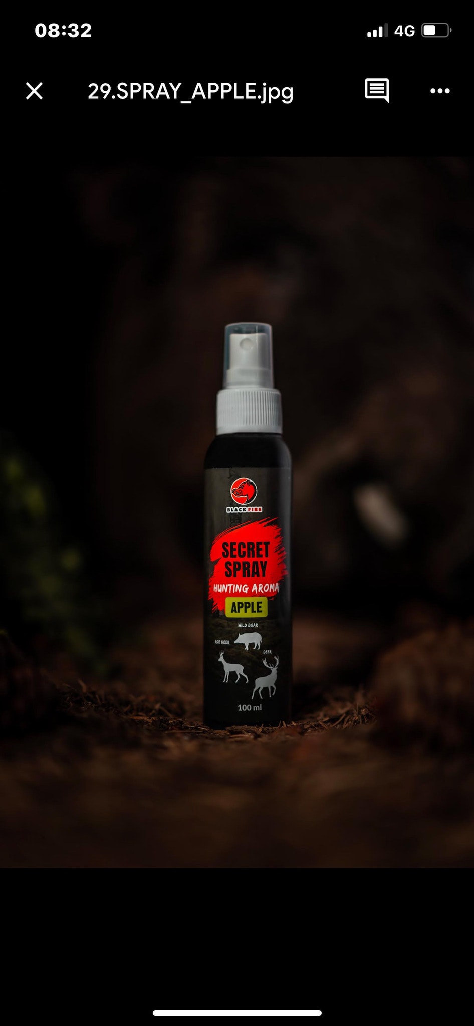 Blackfire secret spray