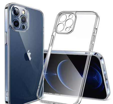 iPhone 15 PRO MAX, hårt transparent mobilskal