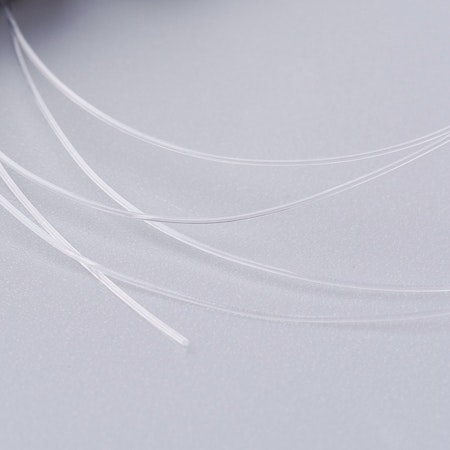40 meter rulle med 0,4mm transparent stum fiskelina av nylon.