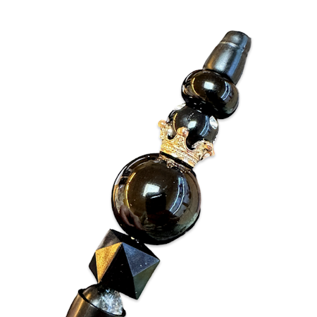 Kronor av zink till penna eller pärlhatt, roséguld, 13x8mm (10st)