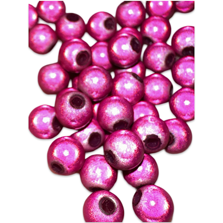 HotPink reflexpärlor, mirakelpärlor, 4mm (100st)