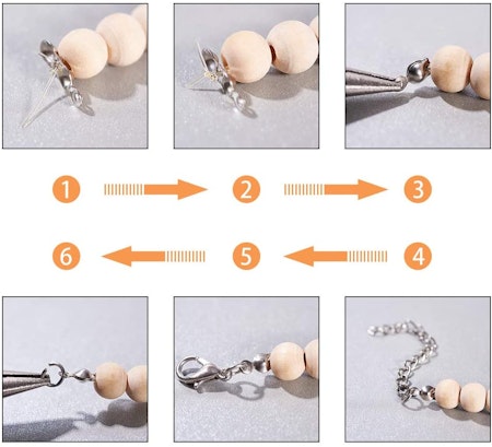 Storpack knutgömma, mussla, innermått 3mm, silver (1000st)