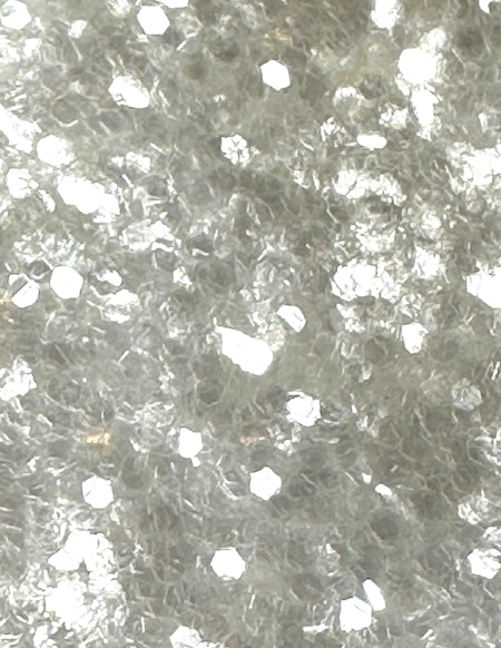 Burk med Miljövänligt glitter, transparent, storkornigt (7ml)