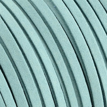 Mockaimitation, 6mm, turkos (5m) 2a sortering
