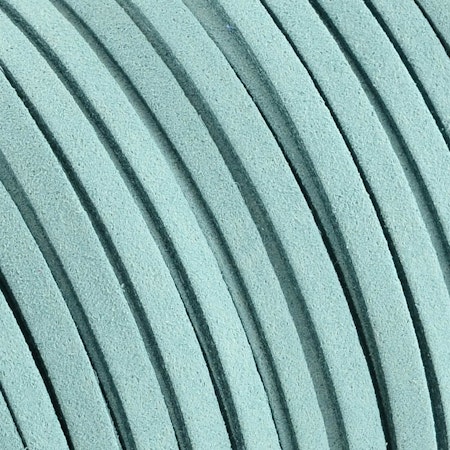 Mockaimitation, 6mm, turkos (5m) 2a sortering