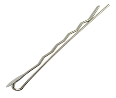 Bobbypin med platta för dekoration (10st)
