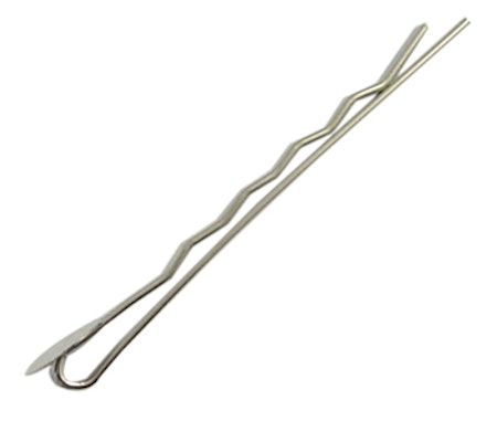 Bobbypin med platta för dekoration (10st)