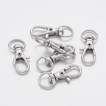 Karbinhake, 32mm, platinum (5st)