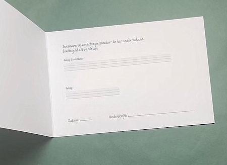 Presentkort