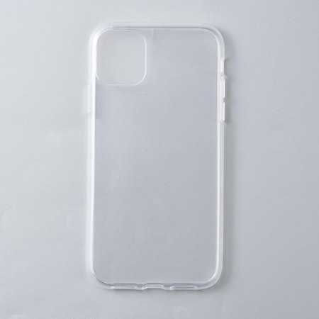 iPhone 11, mjukt transparent mobilskal.