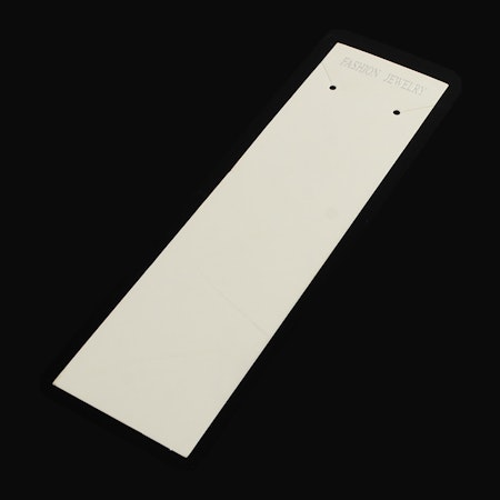 Display för halsband, vit papp, 19,4cm (10st)