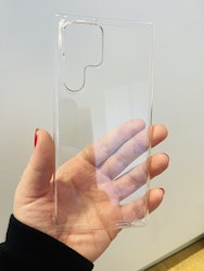 Samsung S22 ULTRA, Hårt transparent mobilskal.