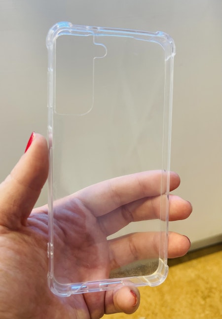 Samsung S21, hårt transparent mobilskal