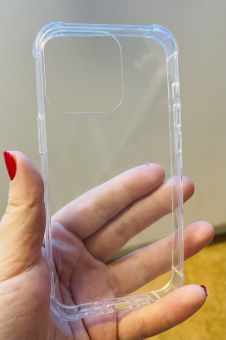 iPhone 13 PRO, mediumhårt transparent mobilskal