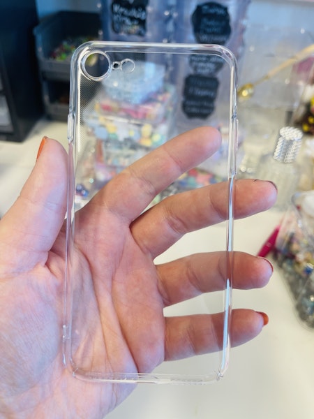 iPhone 7 & 8, hårt transparent mobilskal