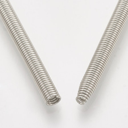 French wire, spiraler av järn, 18cm (5st)