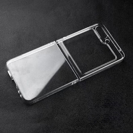 Samsung Z flip 5, hårt transparent mobilskal