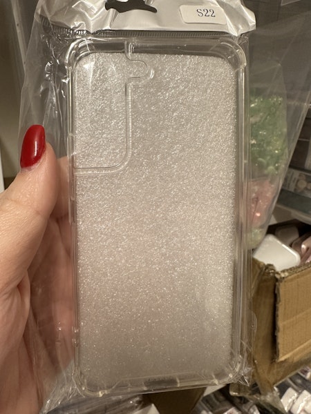 Samsung S22, mediumhårt transparent mobilskal