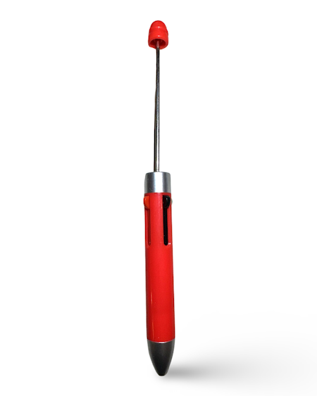 Pärla en penna, röd, multistift 4 färger, 2mm