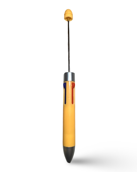 Pärla en penna, ljusorange, multistift 4 färger, 2mm