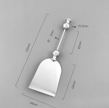 Pärla en osthyvel, rostfritt stål, 15cm (st)