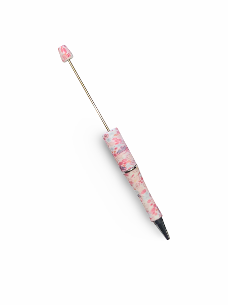 Pärla en penna, rosa blommig