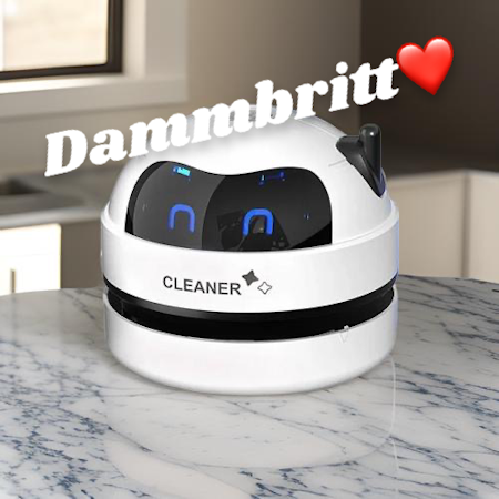 Dammbritt, kraftfull bordsdammsugare, CE märkt