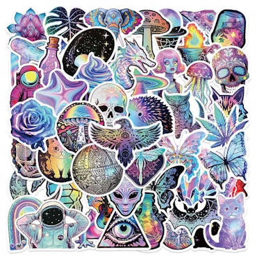 New Age mix, Klistermärken av vinyl (10st)