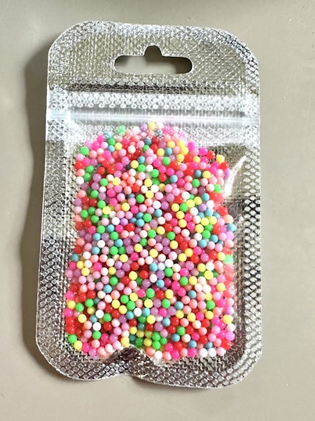 Pärlor utan hål, 2mm, happy, 5g, caviar beads (1000st)