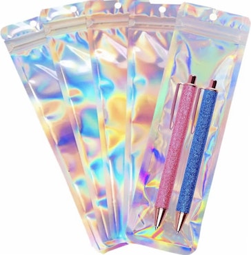 Zippåse holo för flera pennor, 7x22mm (10st)