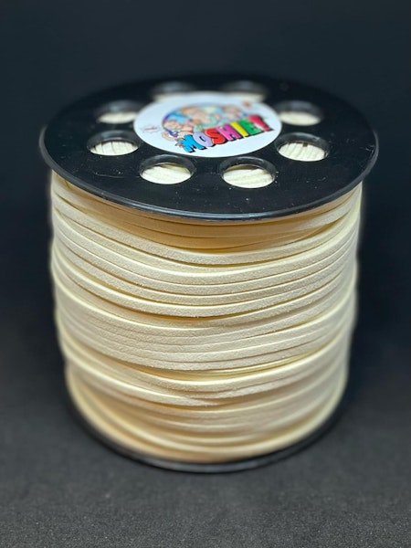 Mockaimitation, pastellgul, 3mm (5meter)