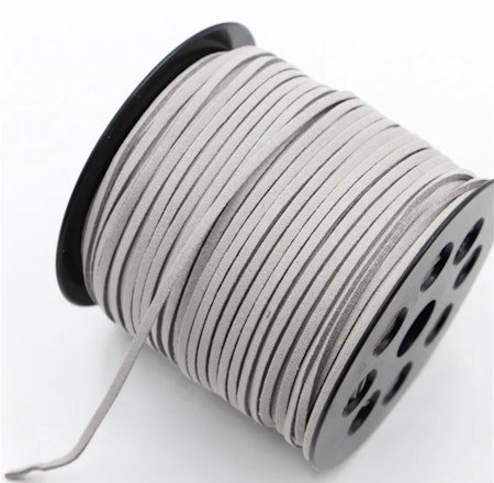 Mockaimitation, ljusgrå, 3mm (5meter)