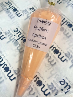 Matt flufflim, aprikos, 100ml, decoden, cream glue