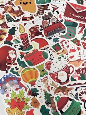 Julmix, Klistermärken av vinyl (10st)