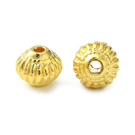 Rundade biconer nickelfria guld 8x6,5 mm (20st)