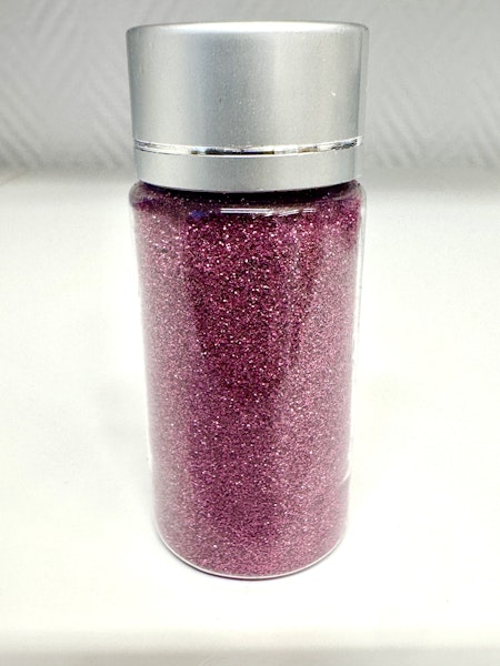 Burk med Miljövänligt glitter, cerise, finkornigt (35ml)