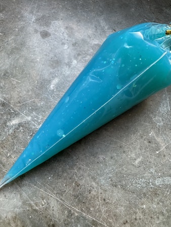 Jelly glitter, flufflim, Aqua, 50ml, decoden, cream glue
