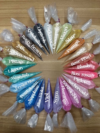 Skimmer flufflim, 24K, 100ml, decoden, cream glue