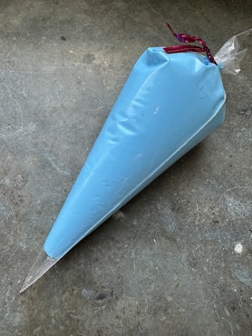 Matt flufflim, sky blue, 100ml, decoden, cream glue