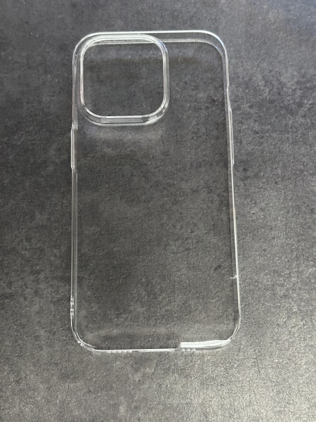 iPhone 14 PRO, hårt transparent mobilskal