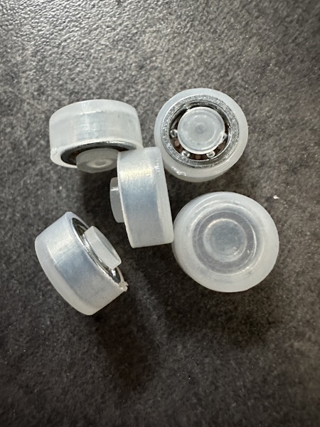 Spinner, 12mm, roterande fäste (5st)
