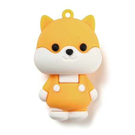 PVC berlock för nyckelring, corgi, 51mm (st)